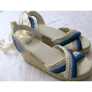  Girl Size 13, Blue, Wedge Heal Summer Sandles, Very Stylish Baby