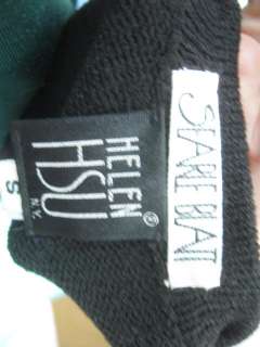 HELEN HSU Black Knit S/S Sweater Shirt Top SZ S  
