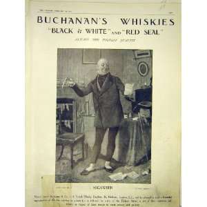  Advert BuchananS Whisky Micawber Old Print 1913
