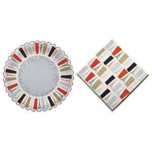 Meri Meri Parisian Party Plates and Napkins