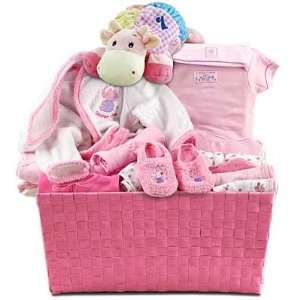  Baby Girl First Wardrobe Gift Basket Baby