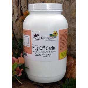  Springtime Bug Off Garlic for Horses 5 Lb: Kitchen 