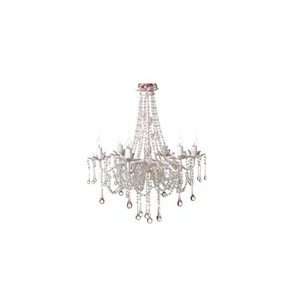    Empress Arts Astonishing Pink and Clear Crystal Chandelier: Baby