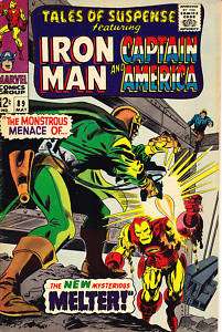 Tales of Suspense #89   Capt. America & Iron Man F VF!  
