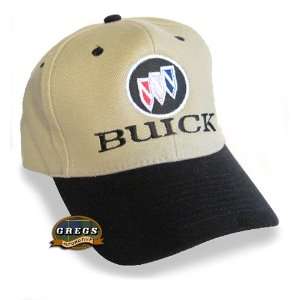 Buick Logo Hat Cap Khaki/Black (Apparel Clothing)