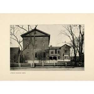  1900 Print Harvard Lawrence Scientific School Building 
