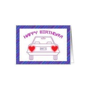  Happy Birthday Sweet 16 Car Card: Toys & Games