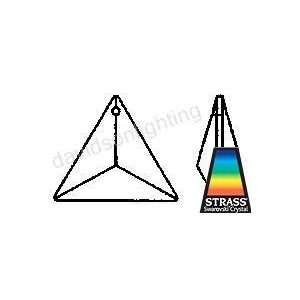  30mm Swarovski Strass Triangle Crystal Prisms set of 10 