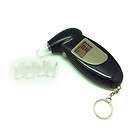 digital lcd alcohol breath analyzer tester with audible alert keychain
