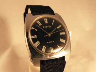 Wostok Wrist Watch 18 J Cal 2209 Export USSR ca 1970s  