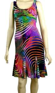 CLEARANCE!!! multi Colored sexy Dress by Bali Made in Canada Sizes 6 