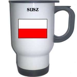  Poland   SUSZ White Stainless Steel Mug 