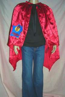 KIDS SUPER HERO CAPE Size Med YOU PICK Superman Green Lantern sewn/lic 
