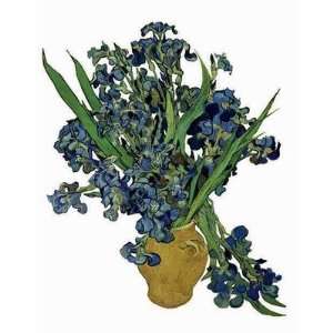  Flat Flowers Greetings Van Gogh in Irises [Set of 6]: Home 