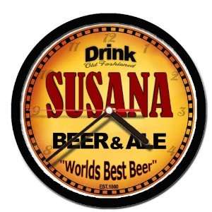  SUSANA beer and ale cerveza wall clock: Everything Else