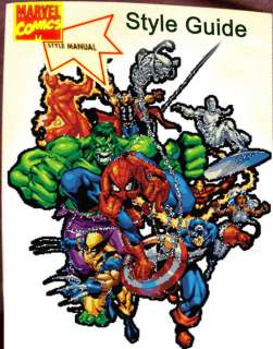 Marvel Comics Style Manual Guide DC Super Powers Jose Luis Garcia 