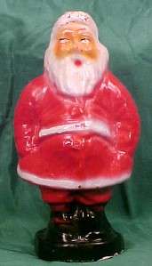 Vintage SANTA CLAUS PRESSED CARDBOARD CANDY CONTAINER 1  