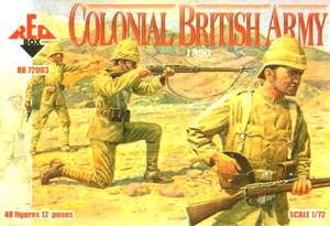 Red Box 1/72 72003 Colonial British Army 1890 Infantry  