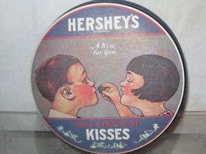 HERSHEY A KISS FOR YOU 1982 TIN MADE IN ENGLAND  