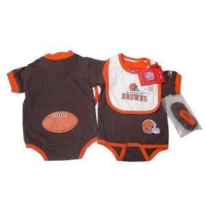   Cleveland Browns NFL Creeper/Bootie Set 18 Months: Sports & Outdoors