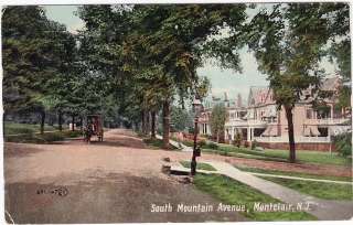 Homes Along South Mountain Avenue, Montclair NJ 1913  