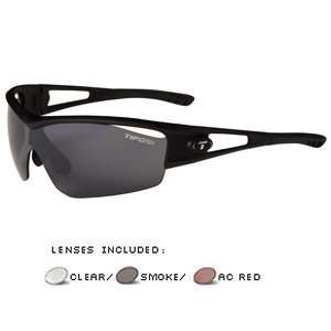  Tifosi Logic Interchangeable Lens Sunglasses   Matte Black 