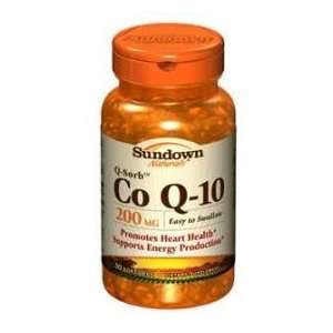  Sundown Q Sorb Co enzyme Q 10 Softgels 200mg 30: Health 