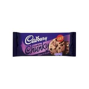 Cadbury Chunky Cookie Chocolate And Fruit 175G  Grocery 