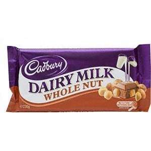 Cadbury Dairy Milk w/Whole Nuts 230g x 3  Grocery 