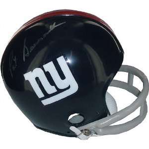  Pat Summerall New York Giants Autographed Mini Helmet 