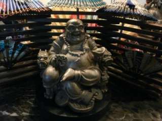 Happy Large Bronze Buddha of Prosperity  