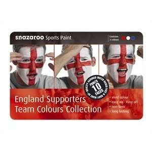  Snazaroo England Supporters Face Painting Kits: Toys 