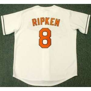 CAL RIPKEN Jr. Baltimore Orioles 2001 Majestic Home Throwback Baseball 