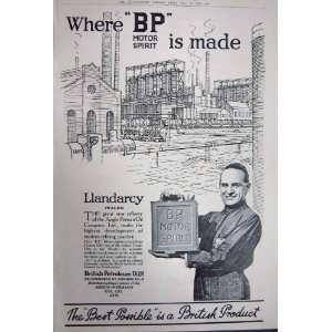    Advertisement 1922 Burberry Germolene B.P Motor Oil