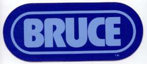 Bruce Springsteen   Mint Sticker BRUCE 101 WRIF #2  