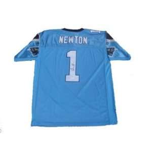   Cam Newton Uniform   Authentic   Autographed NFL Jerseys: Sports