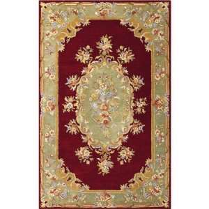  Corbeil Rug 6round Brgdy/lt.green