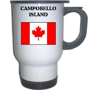  Canada   CAMPOBELLO ISLAND White Stainless Steel Mug 