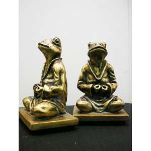  Studious Frogs Resin Bookends Set of 2: Everything Else