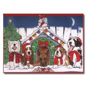  Canine Holiday Gift Enclosure Cards   Set of 5: Everything 