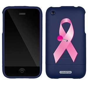  Pink Ribbon Pin on AT&T iPhone 3G/3GS Case by Coveroo 