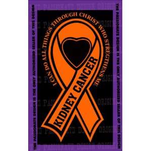  Kidney Cancer Ribbon Decal 8 X 14 Everything Else