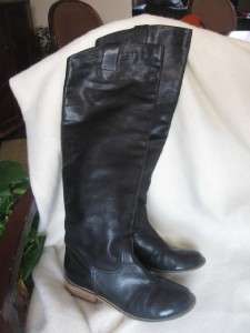 Vtg BP  Buttery soft over the knee riding boots Ginger Blk 8 