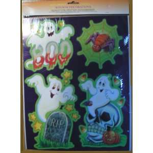 Halloween Ghosts Window Clings:  Home & Kitchen