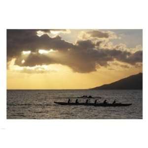  Pivot Publishing   B PPBPVP1564 Canoers Paddling to the 