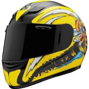   Edition Street Racing Motorcycle Helmet   Yellow / Small: Automotive