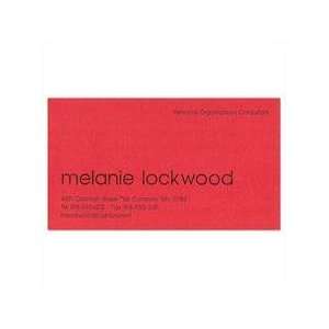 Red Standard Size Business Cards: Office Products
