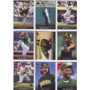 1995 Upper Deck Baseball Oakland Athletics Team Set:  