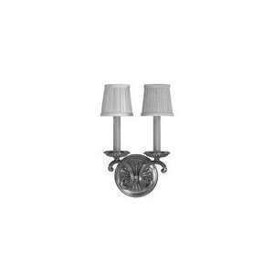 Chart House Double Scallop Sconce in Polished Silver by Visual Comfort 