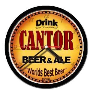  CANTOR beer and ale cerveza wall clock: Everything Else